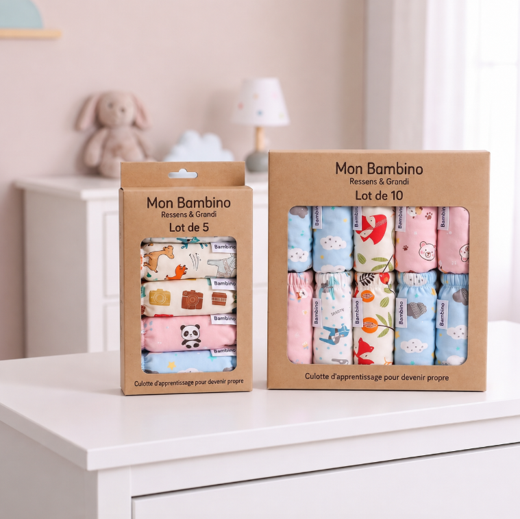 Culotte d'apprentissage Bambino — Lavable — 100% Coton