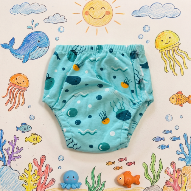 Culottes d'apprentissage Bambino — Lavables — 100% Coton