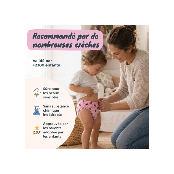 Culottes d'apprentissage Bambino — Lavables — 100% Coton